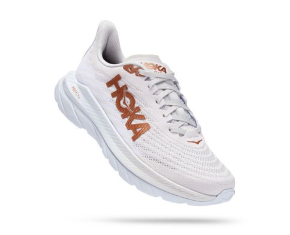 Hoka Mach 5 White Copper