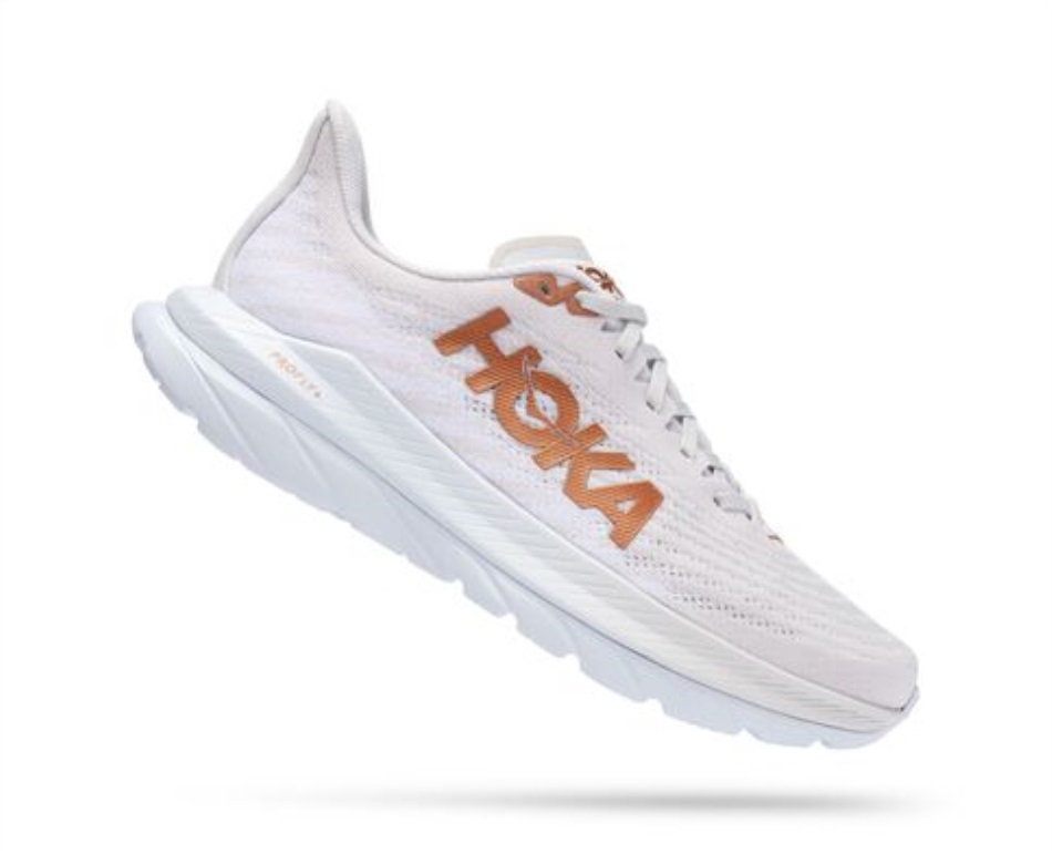 Hoka Mach 5 White Copper
