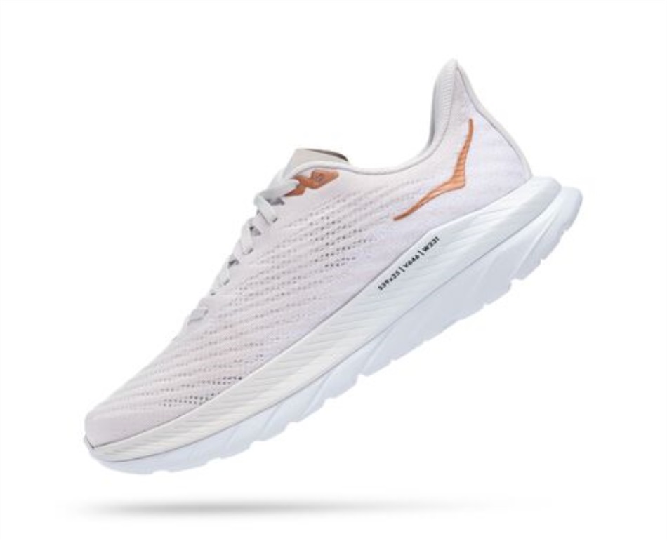 Hoka Mach 5 White Copper