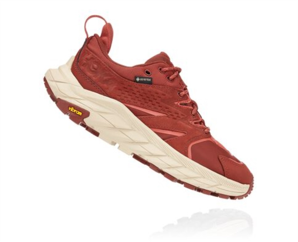 Anacapa Low GTX Hoka Cherry Mahogany Hot Sauce