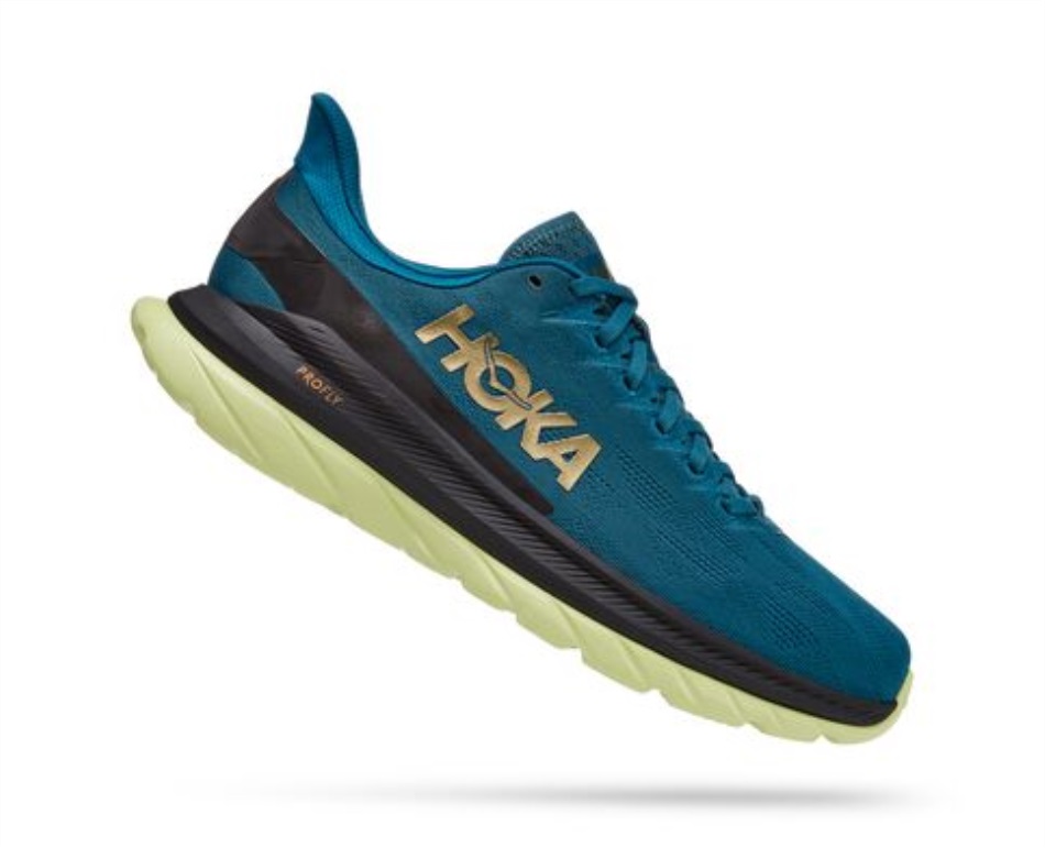 Hoka Mach 4 Blue Coral Black