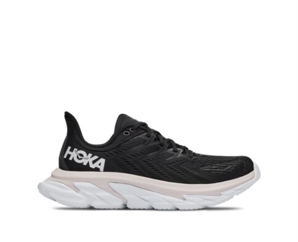 Hoka Clifton Edge Black White
