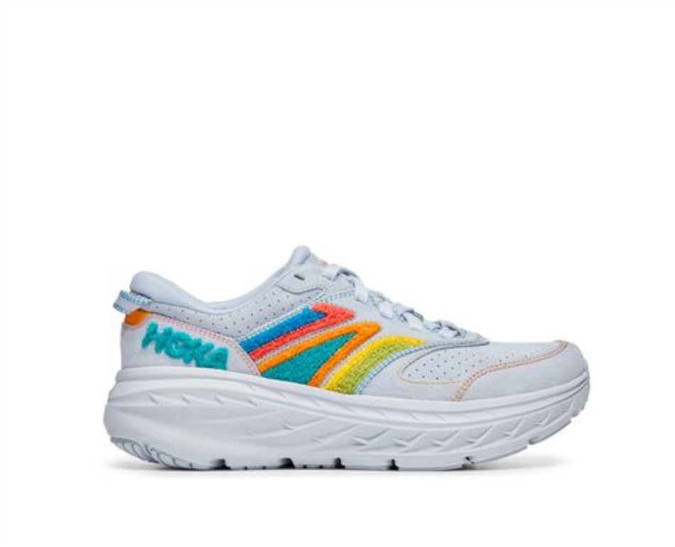 Hoka Bondi L Embroidery Arctic Ice Atlantis