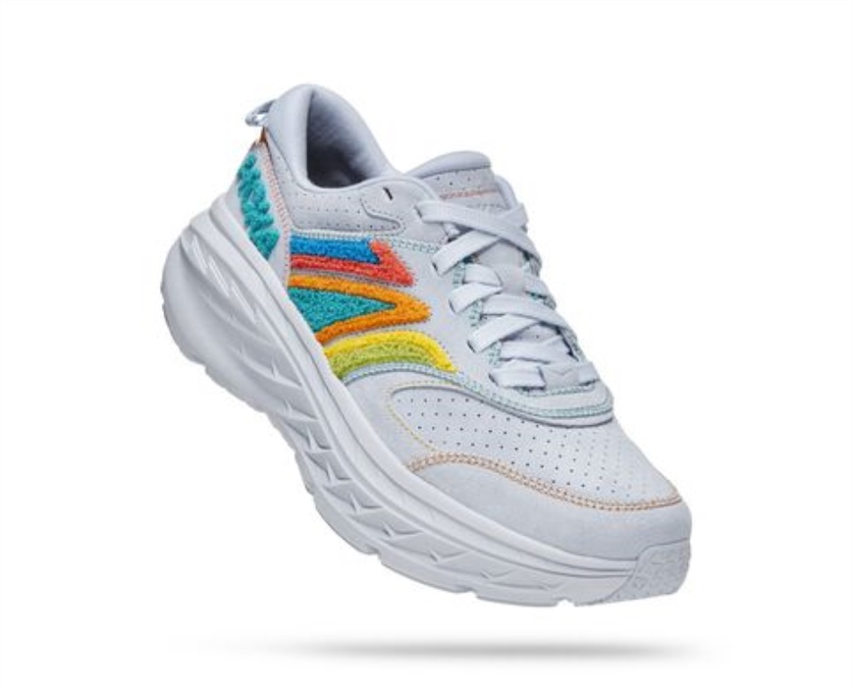 Hoka Bondi L Embroidery Arctic Ice Atlantis