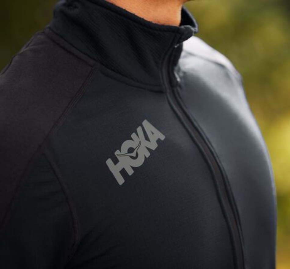 Hoka 1 2 Zip Midlayer Black