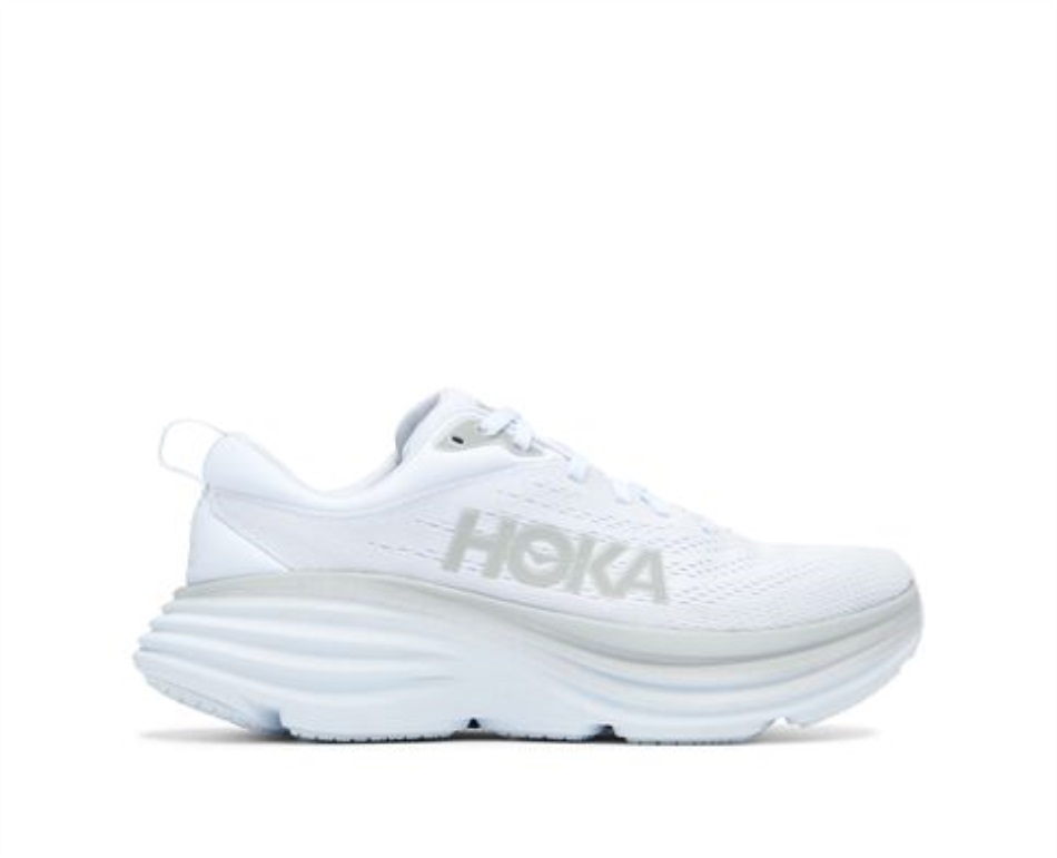 Hoka Bondi 8 White