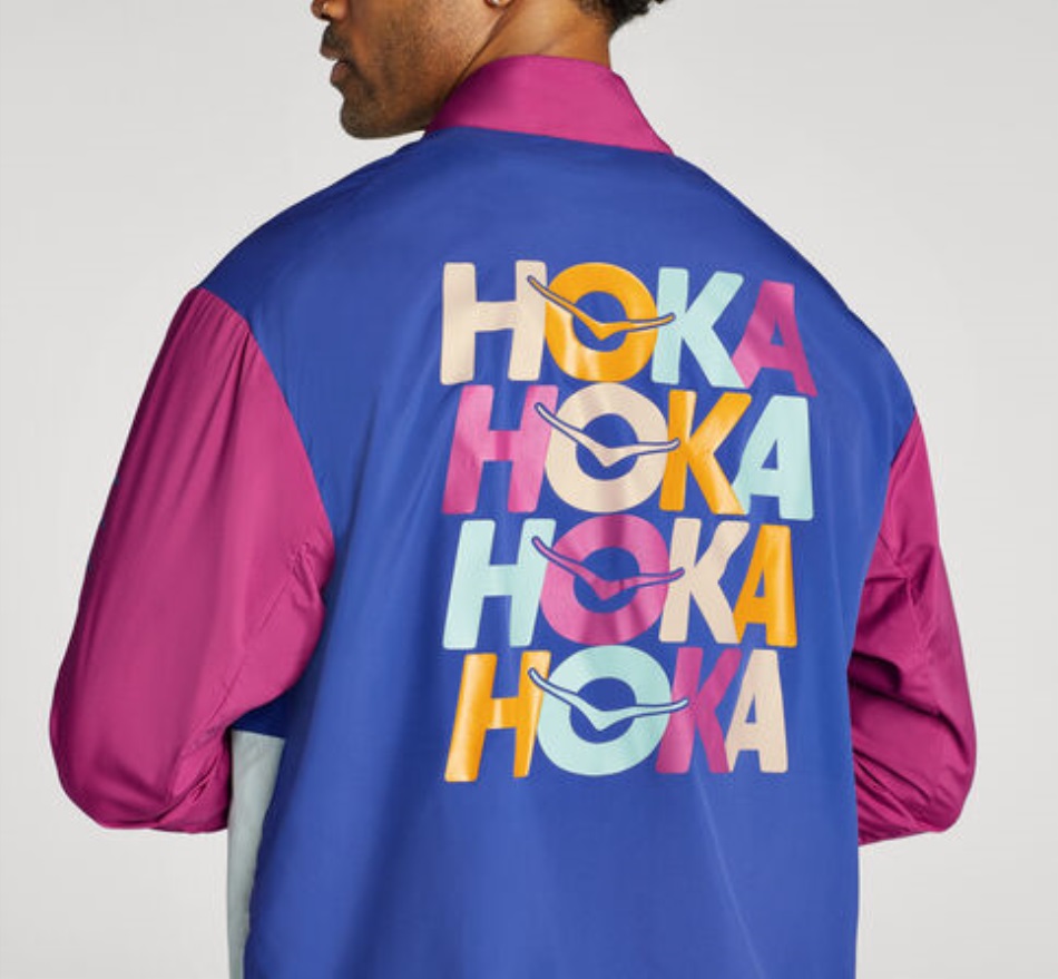 Hoka Wind-Resistant Jacket Bluing Blue Glass