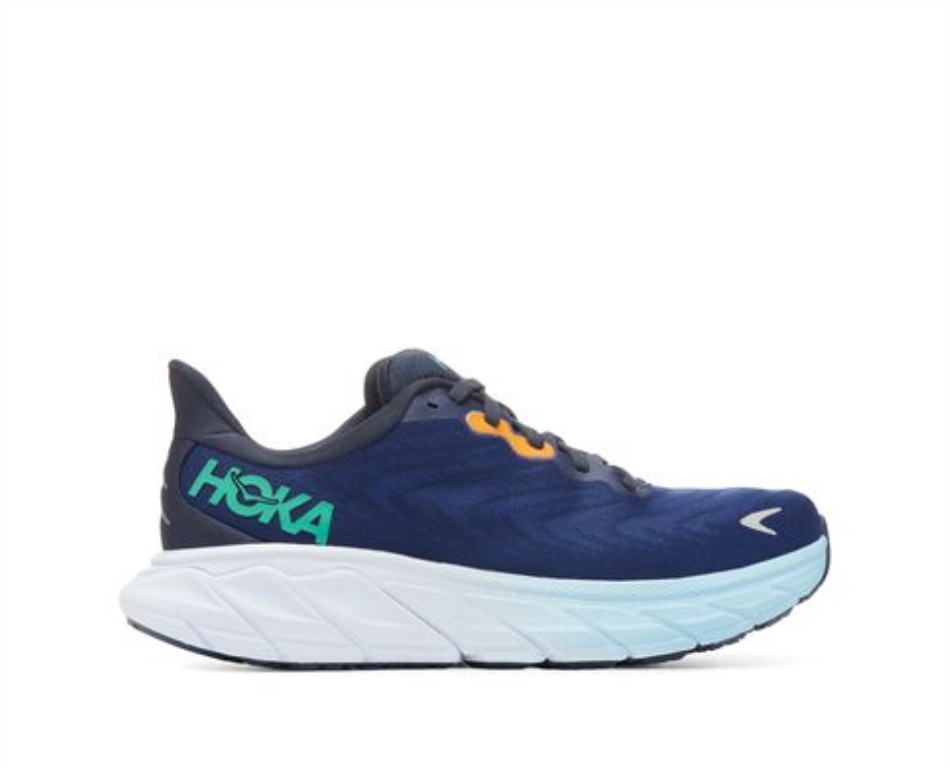 Hoka Arahi 6 Outer Space Bellwether Blue