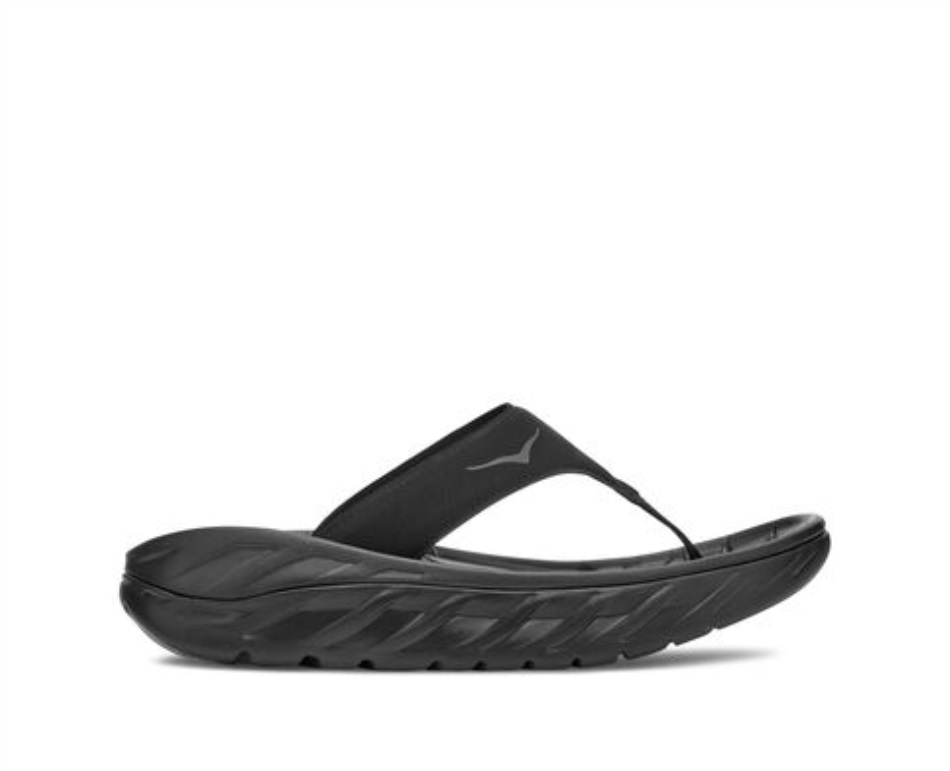 Hoka ORA Recovery Flip Black Dark Gull
