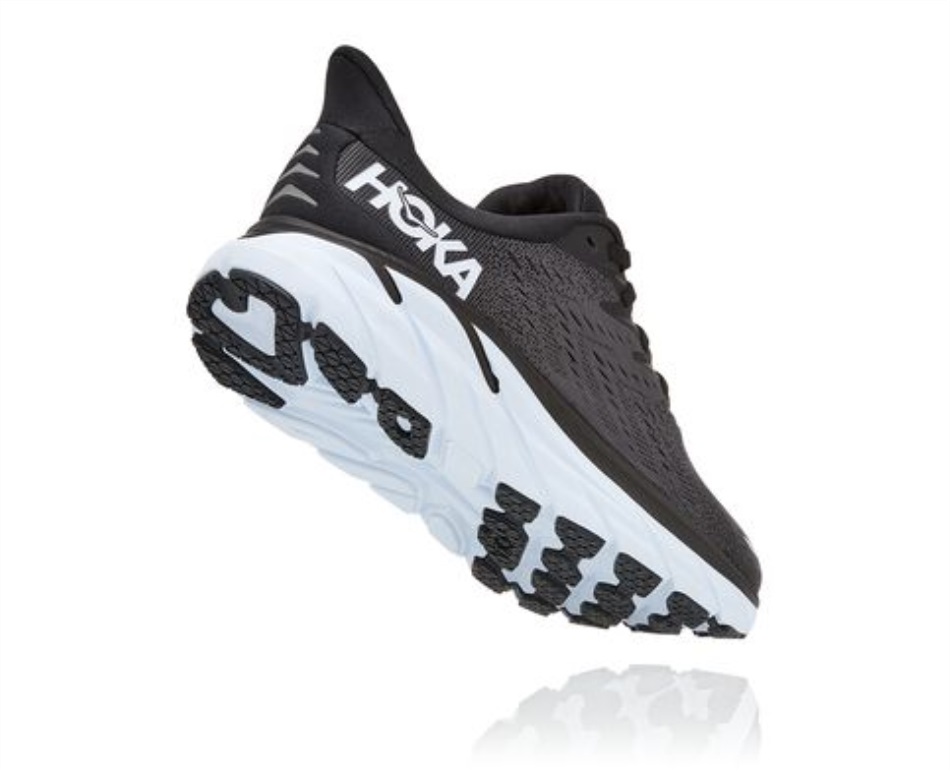 Hoka Clifton 8 Black White