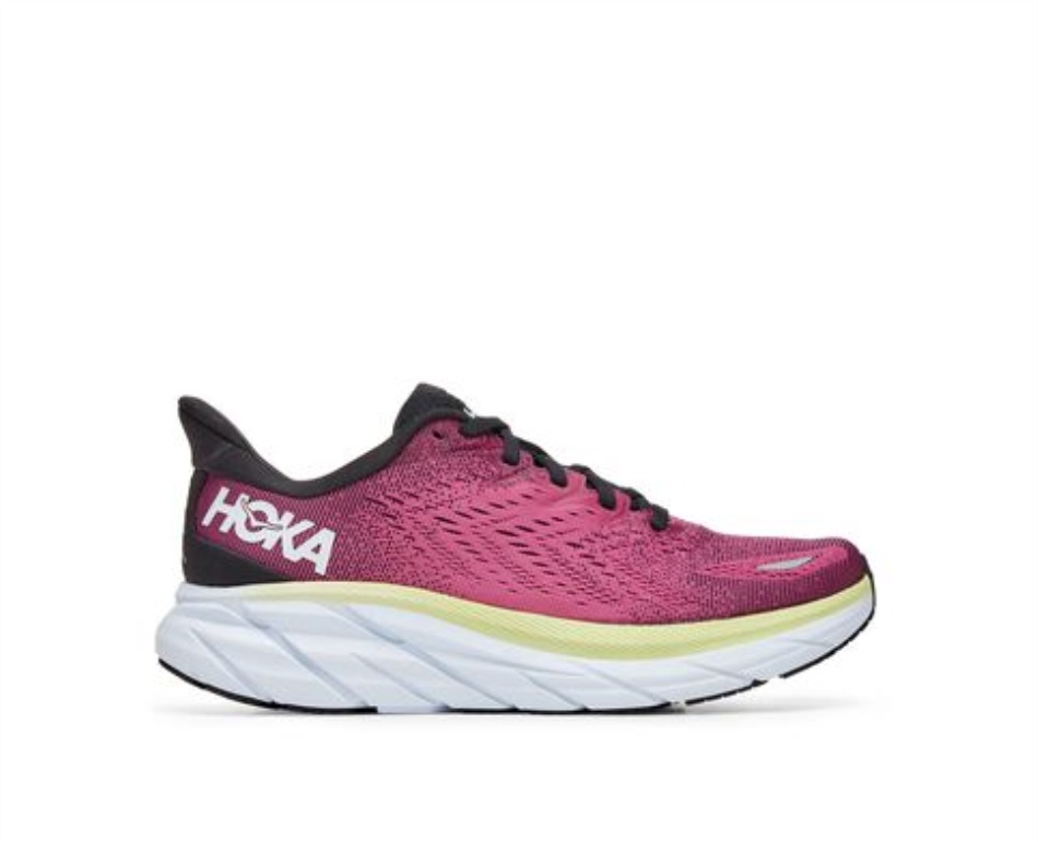 Clifton 8 Hoka Blue Graphite Ibis Rose