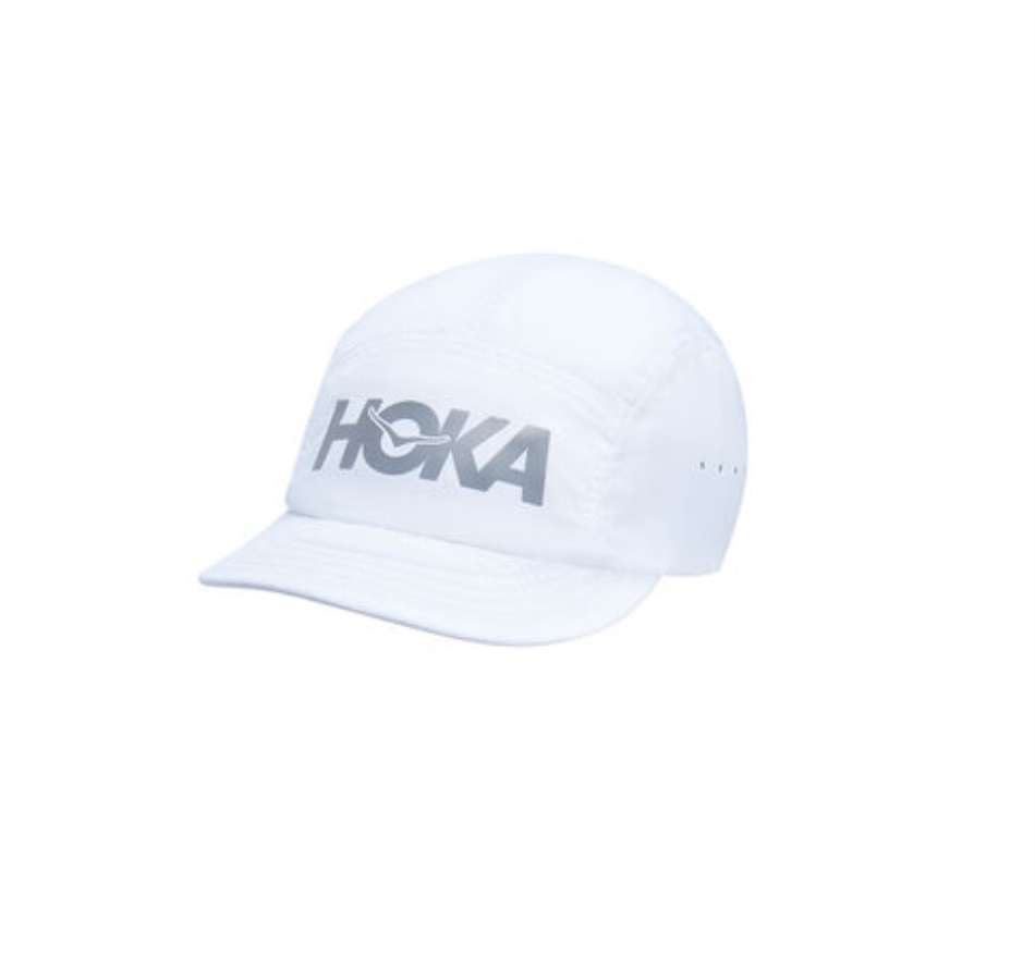 Packable Trail Hat Hoka White Castlerock