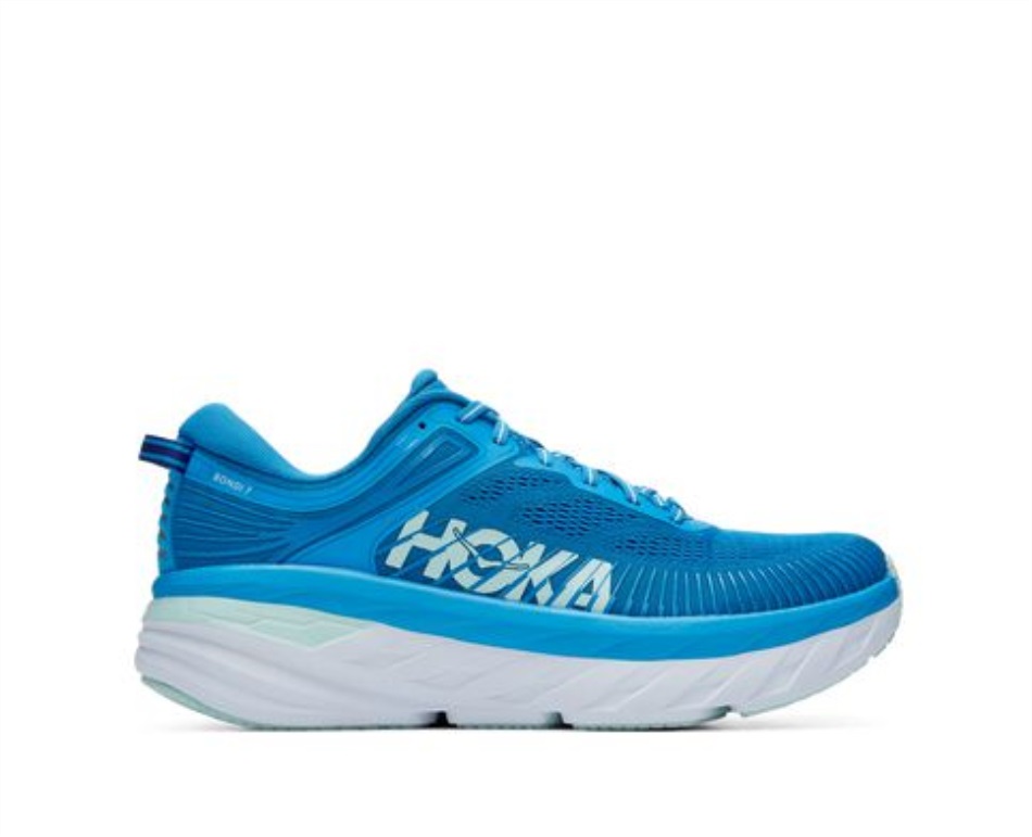 Bondi 7 Hoka Ibiza Blue Blue Glass