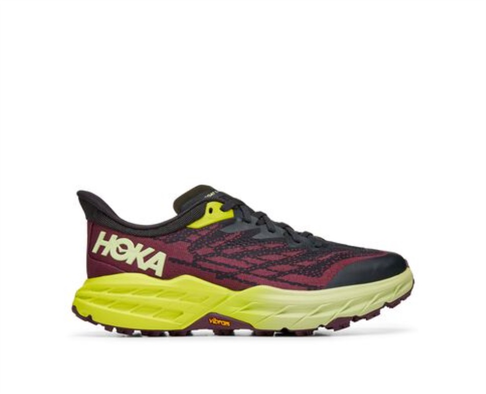 Speedgoat 5 Hoka Blue Graphite Evening Primrose