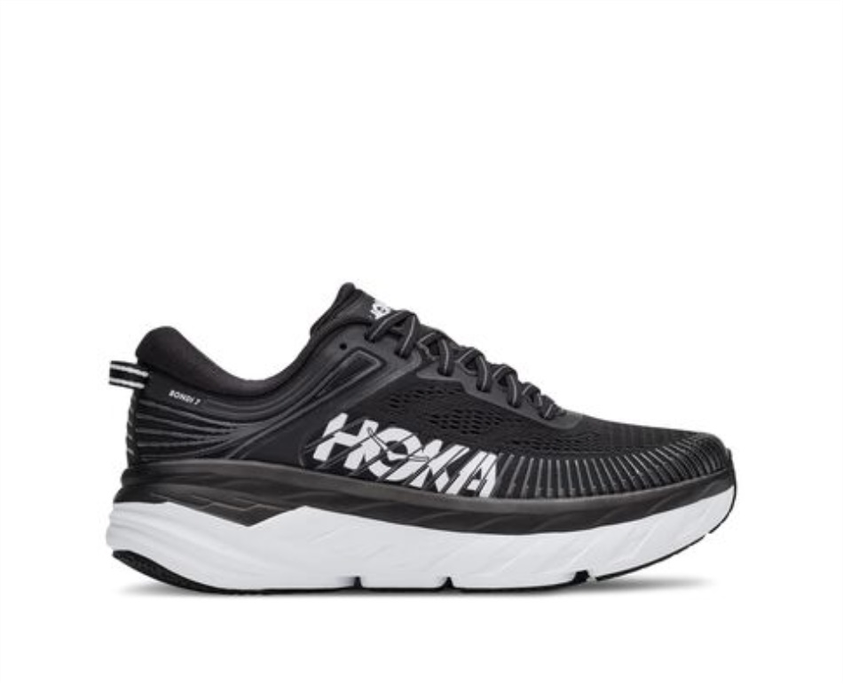 Bondi 7 Hoka Black White