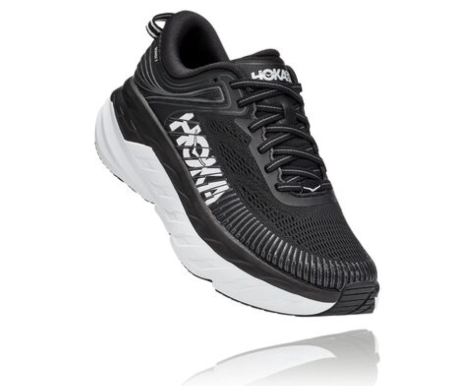 Bondi 7 Hoka Black White