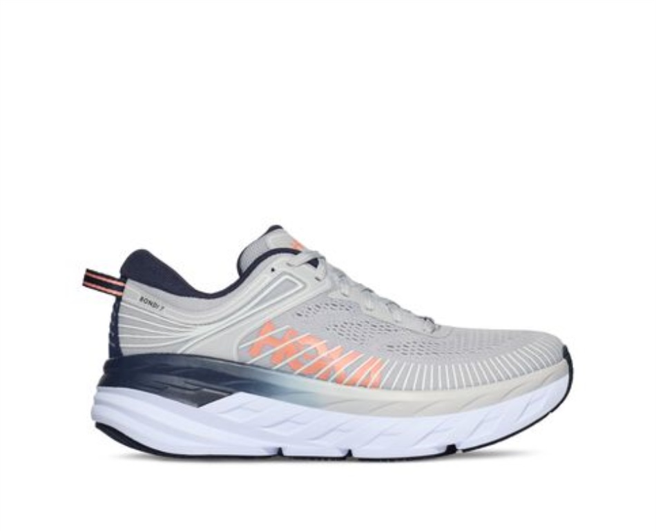 Hoka Bondi 7 Lunar Rock Black Iris