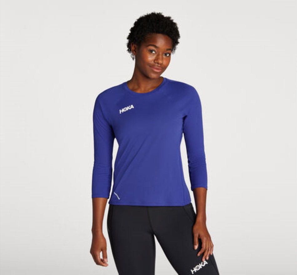 Hoka Glide 3 4 Sleeve Bluing