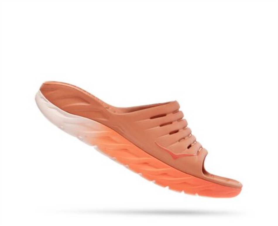 Ora Recovery Slide Hoka Baked Clay Camellia