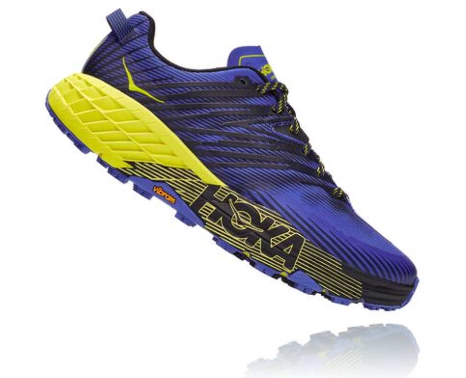 Speedgoat 4 Hoka Black Iris Evening Primrose