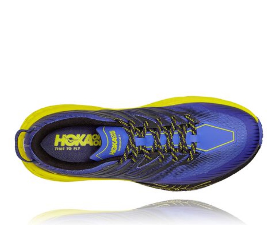 Speedgoat 4 Hoka Black Iris Evening Primrose