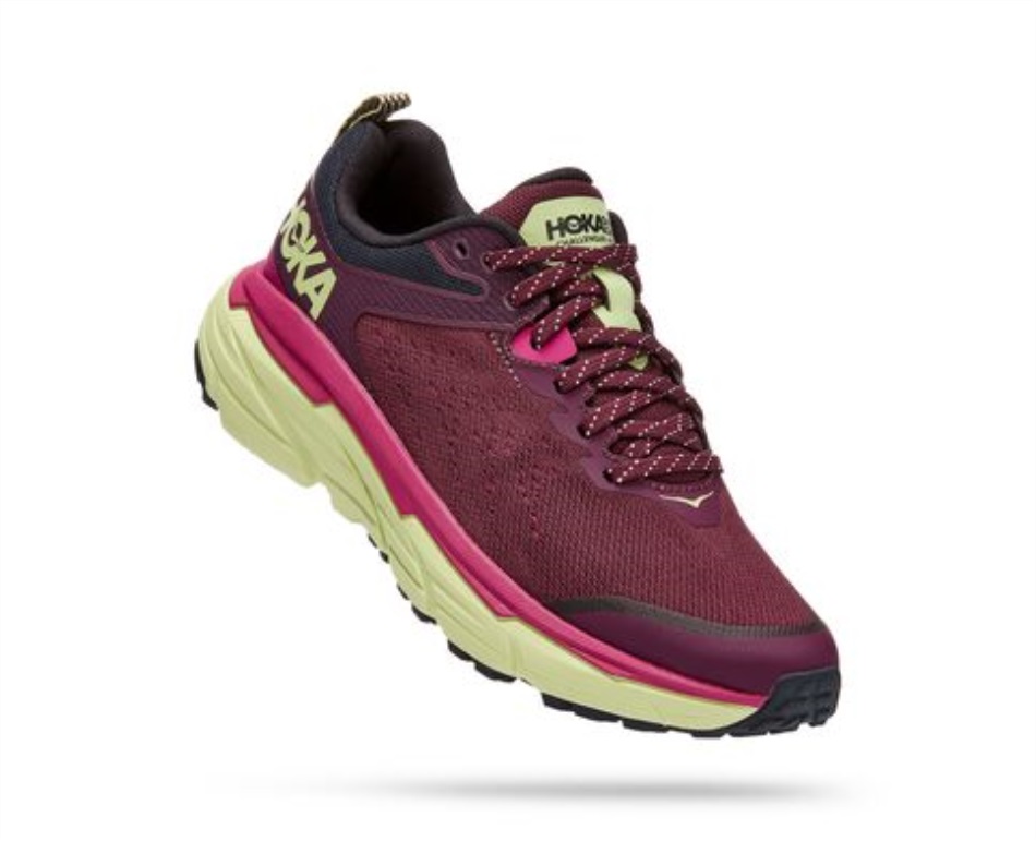 Hoka Challenger ATR 6 Grape Wine Butterfly