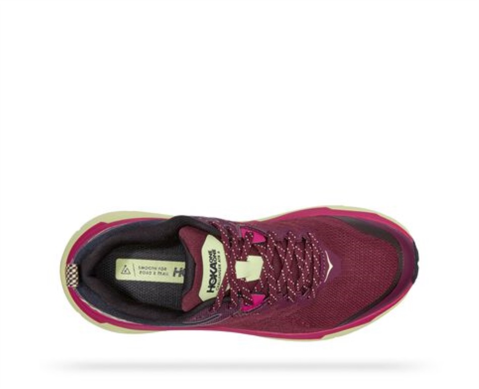 Hoka Challenger ATR 6 Grape Wine Butterfly