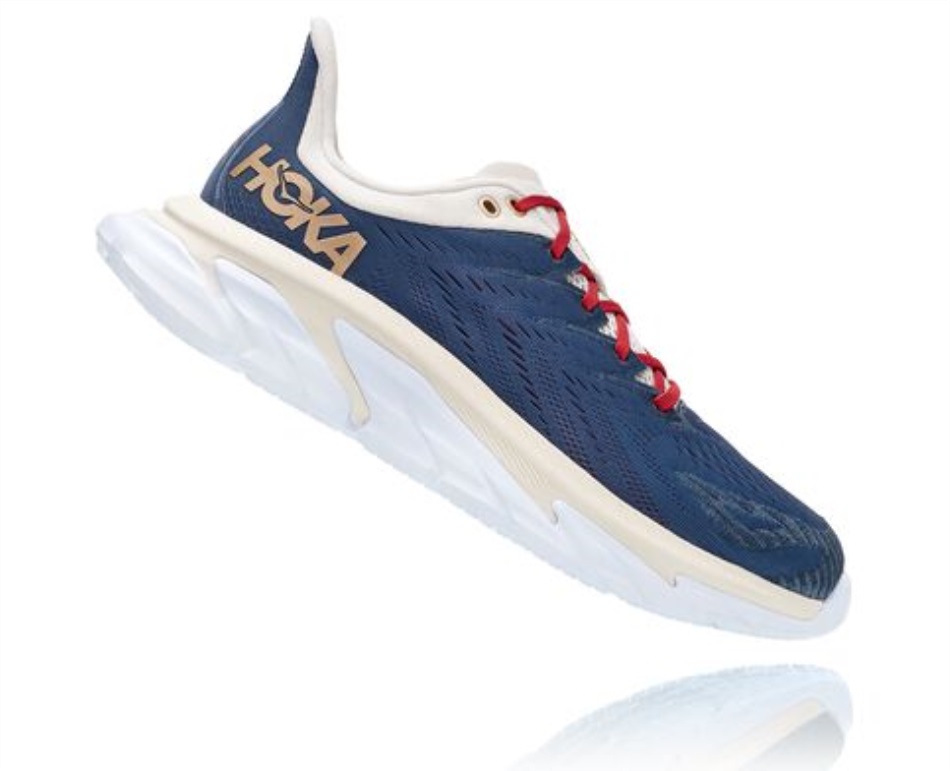 Hoka Clifton Edge Vintage Indigo Tofu