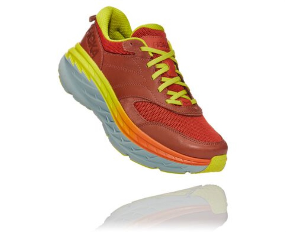 Hoka Bondi L Auburn Chili