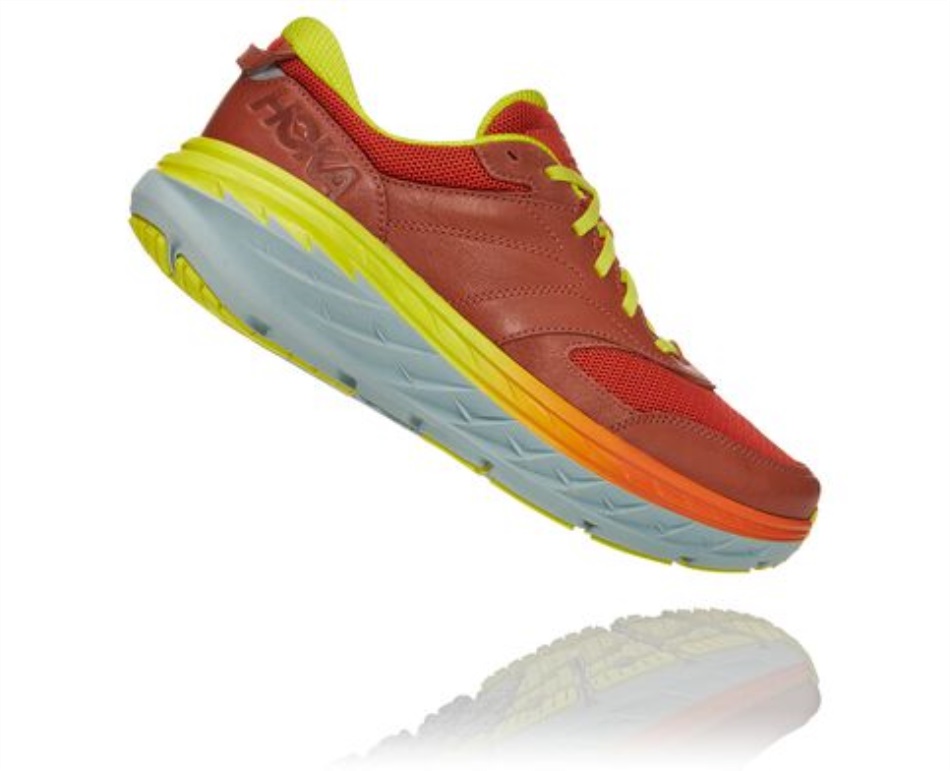 Hoka Bondi L Auburn Chili