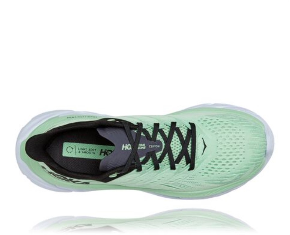 Hoka Clifton Edge Green Ash Outer Space