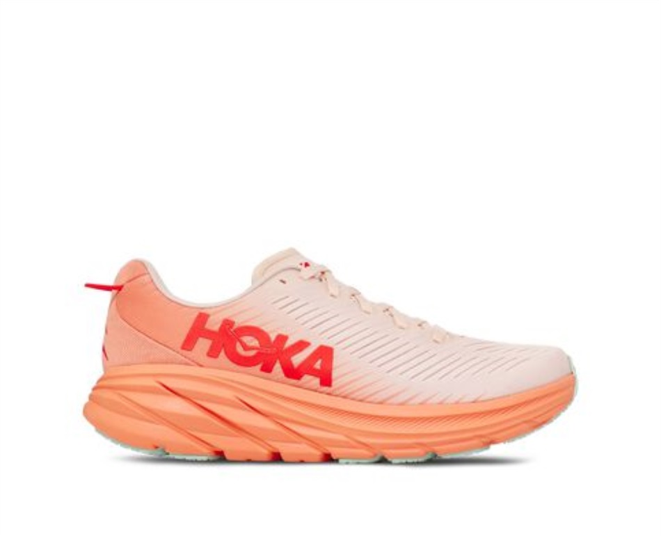Rincon 3 Hoka Silver Peony Cantaloupe
