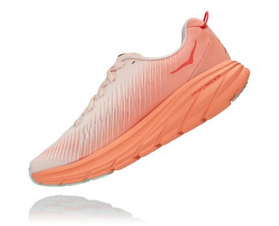Rincon 3 Hoka Silver Peony Cantaloupe