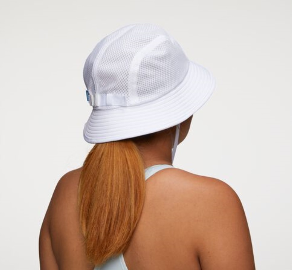 Hoka Adventure Hat White Diva Blue