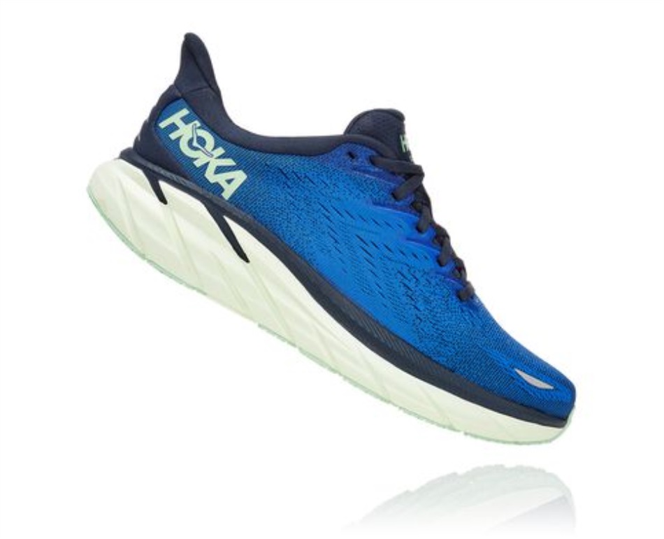 Clifton 8 Hoka Dazzling Blue Outer Space