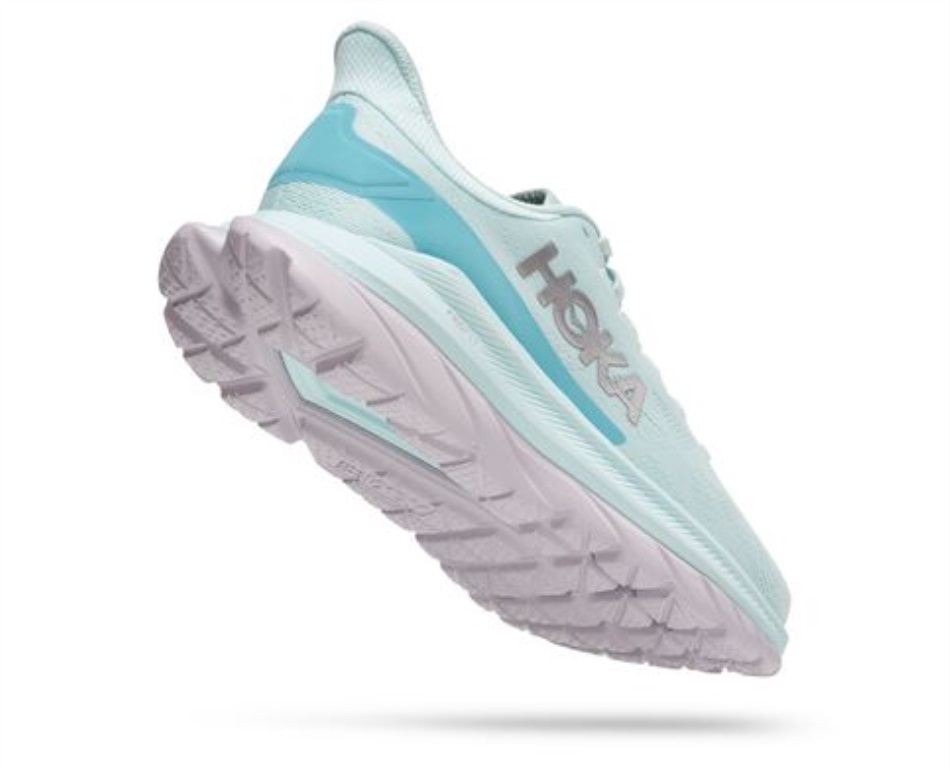 Hoka Mach 4 Blue Glass Coastal Shade