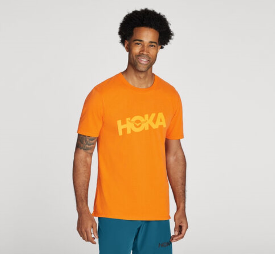 All-Day Tee Hoka Persimmon Orange