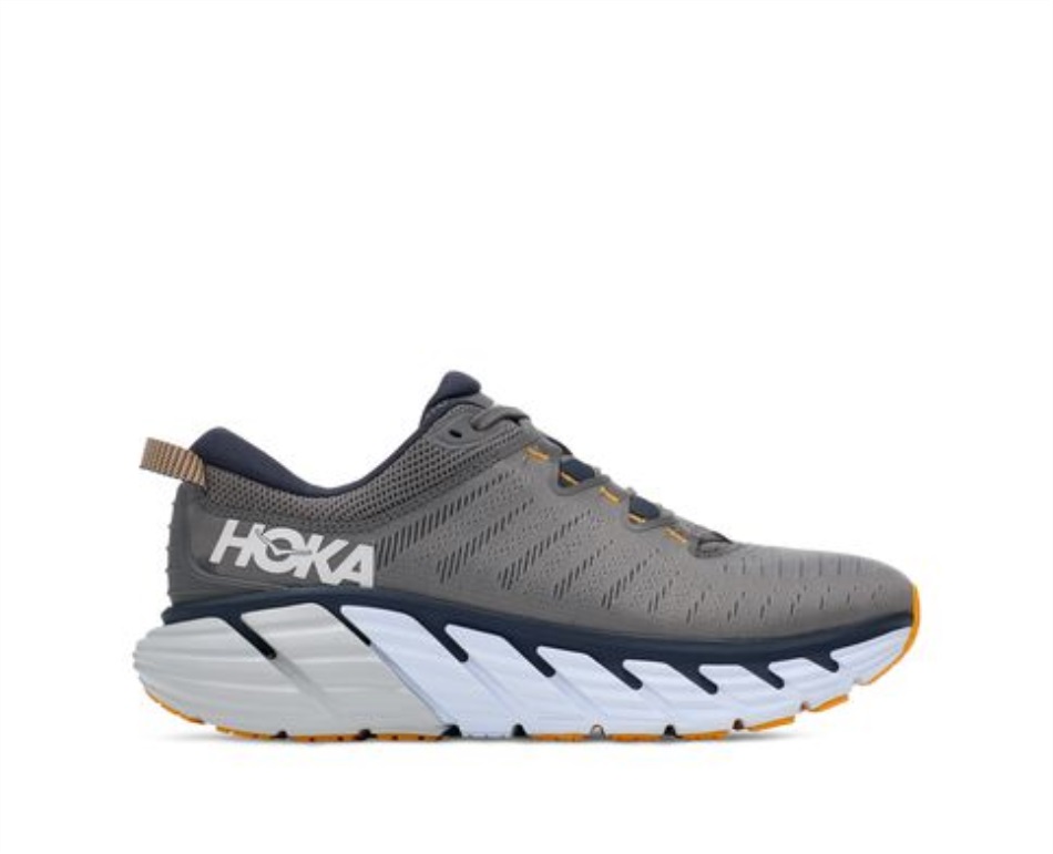 Gaviota 3 Hoka Charcoal Gray Ombre Blue