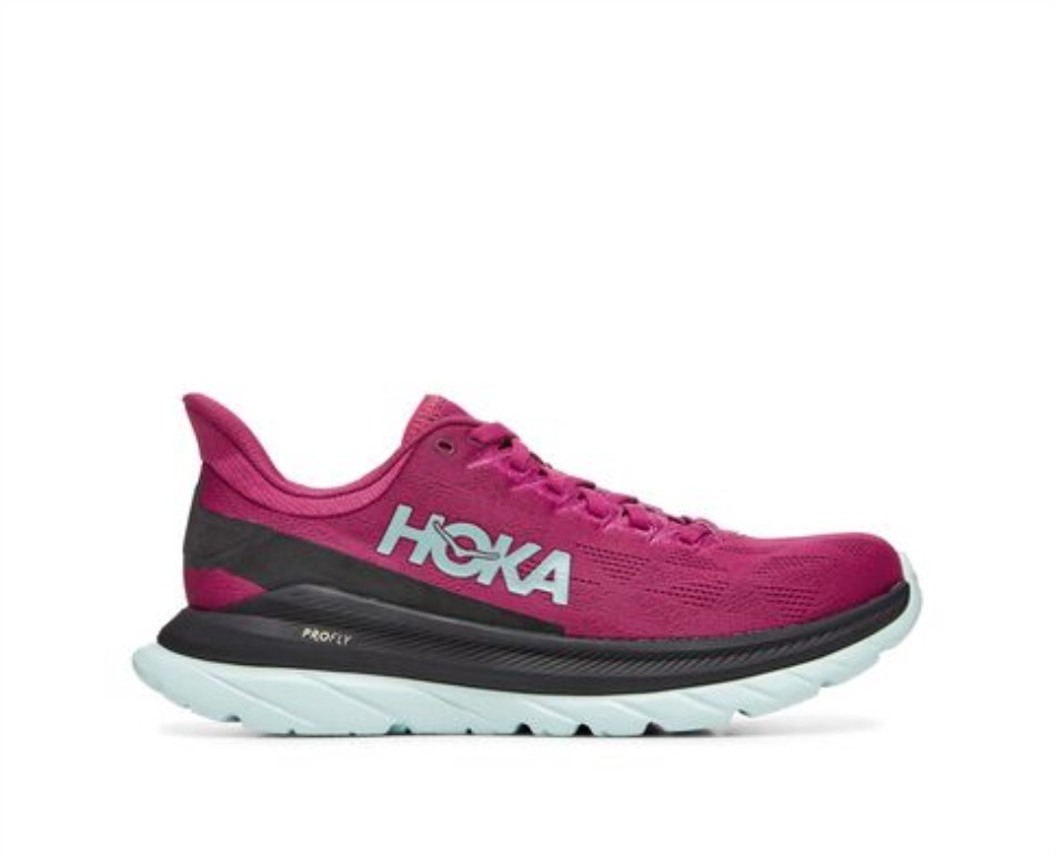 Mach 4 Hoka Festival Fuchsia Black