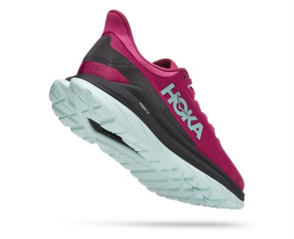 Mach 4 Hoka Festival Fuchsia Black
