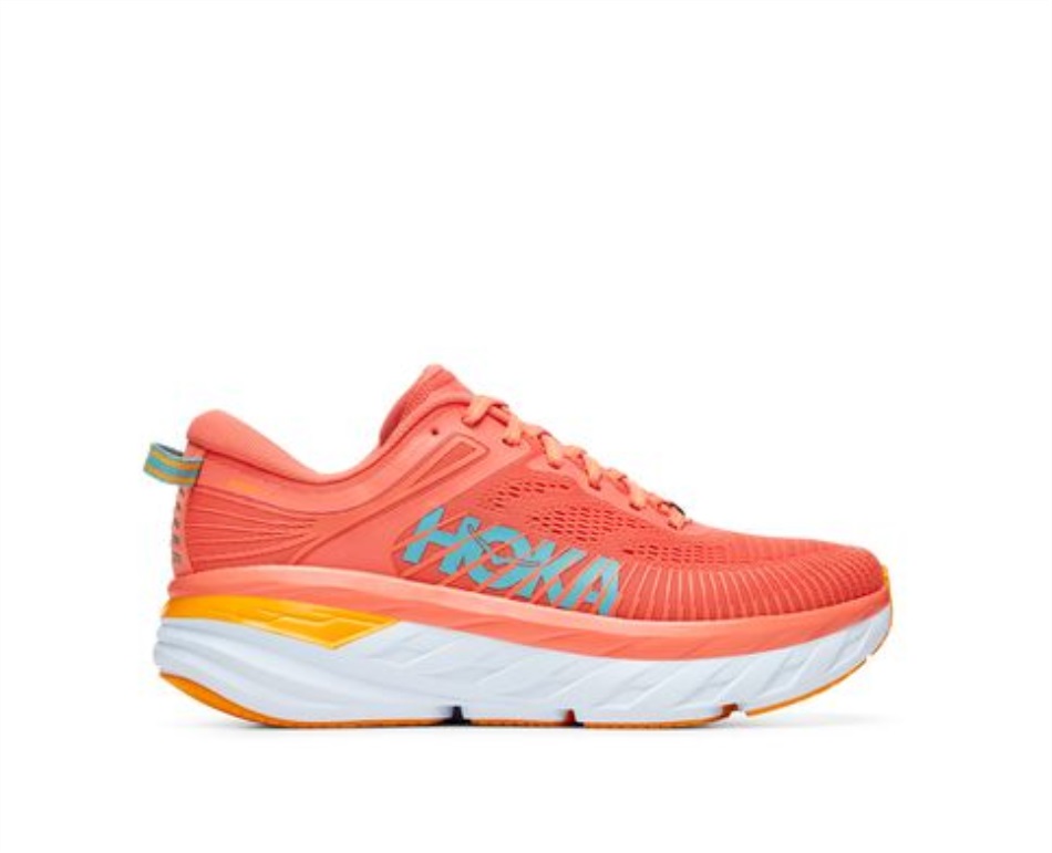 Hoka Bondi 7 Camellia Coastal Shade