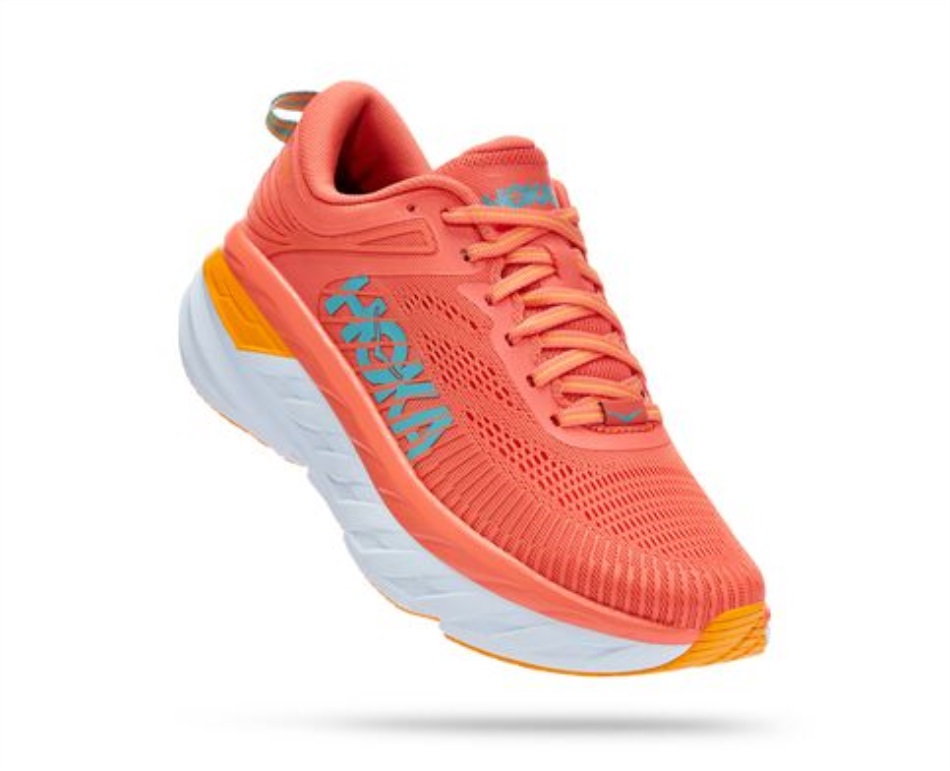 Hoka Bondi 7 Camellia Coastal Shade