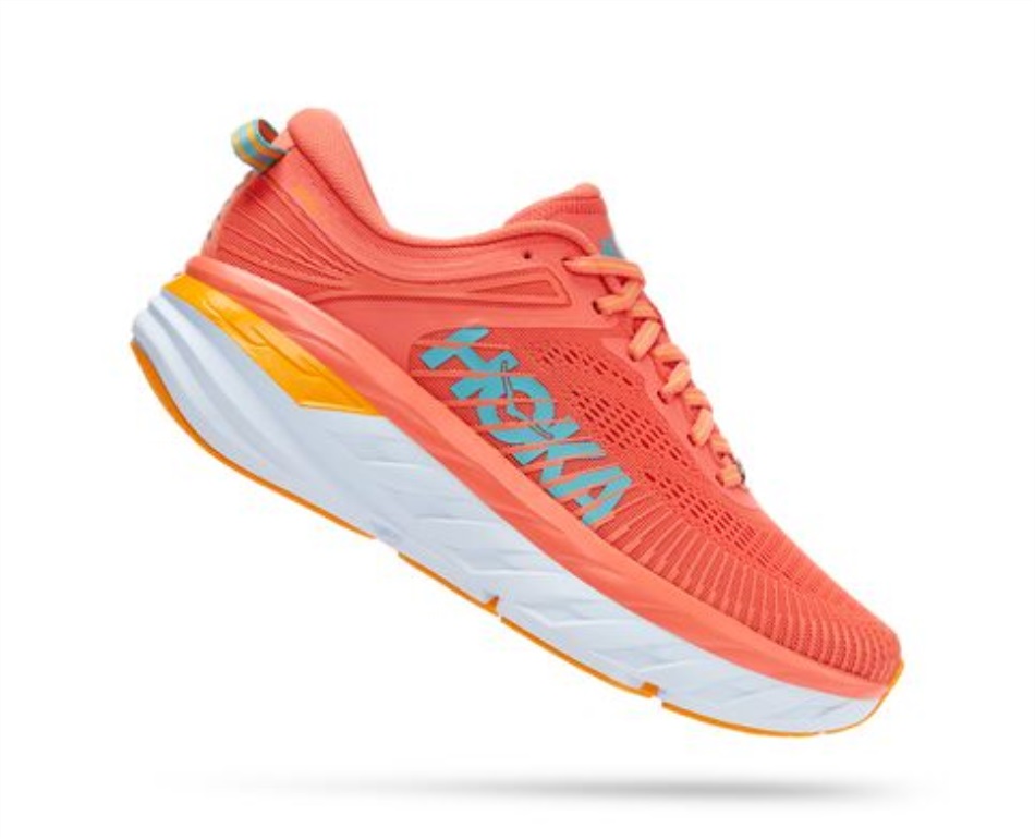 Hoka Bondi 7 Camellia Coastal Shade