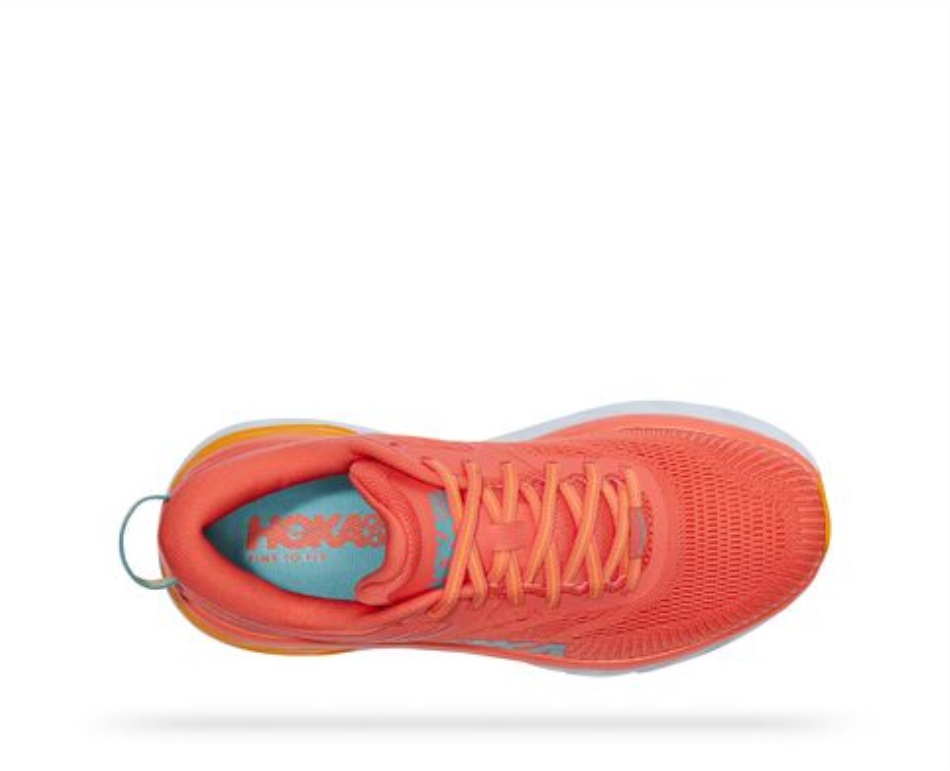 Hoka Bondi 7 Camellia Coastal Shade