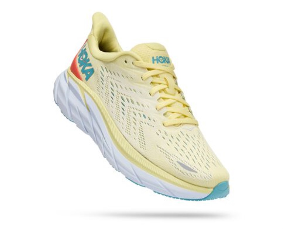 Hoka Clifton 8 Yellow Pear Sweet Corn