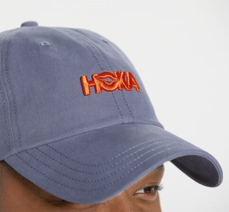 Casual Hat Hoka Blue Grey Vermilion Orange