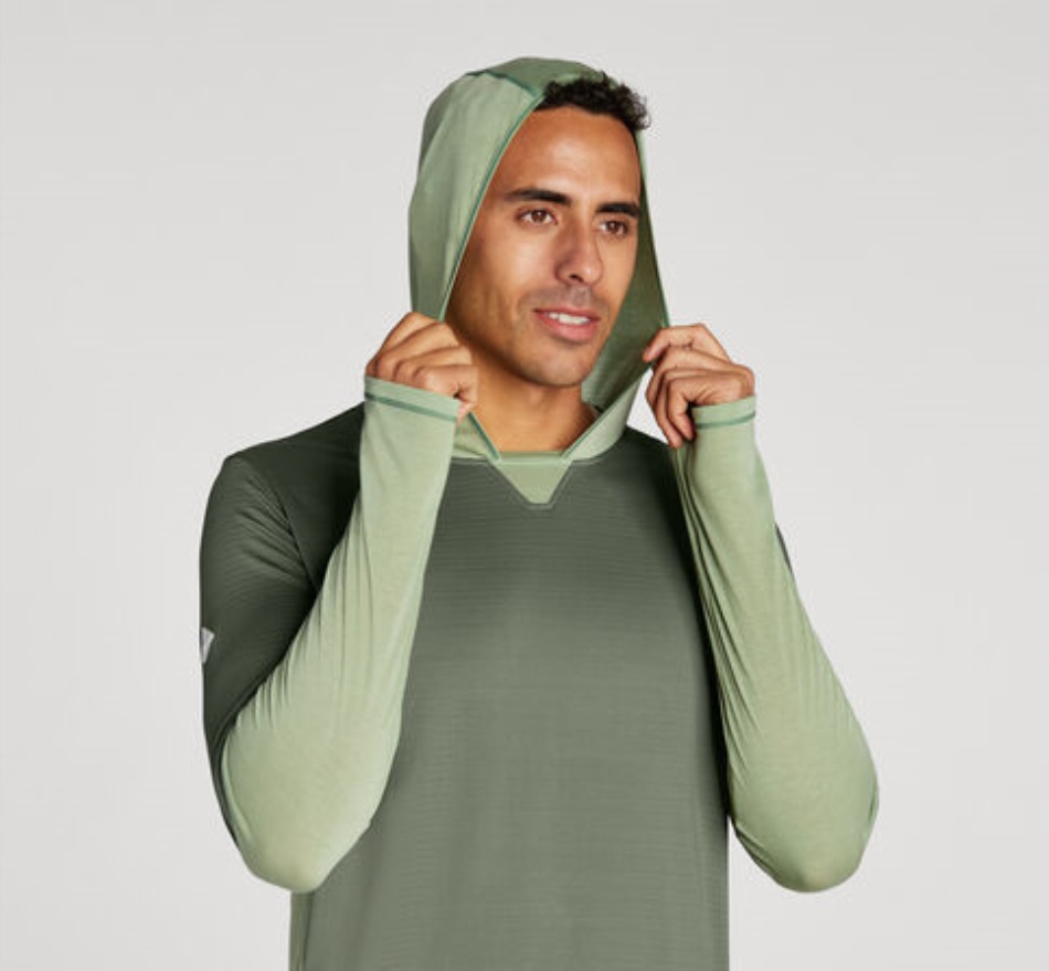 Hoka Sierra Sun Hoodie Thyme