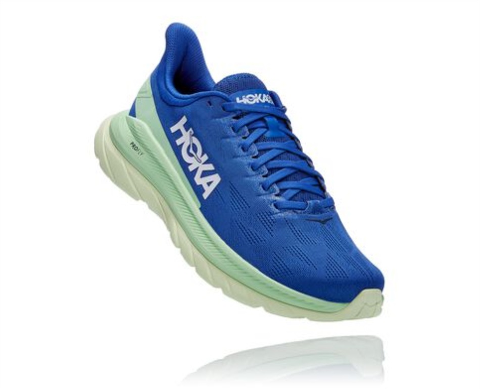 Hoka Mach 4 Dazzling Blue Green Ash