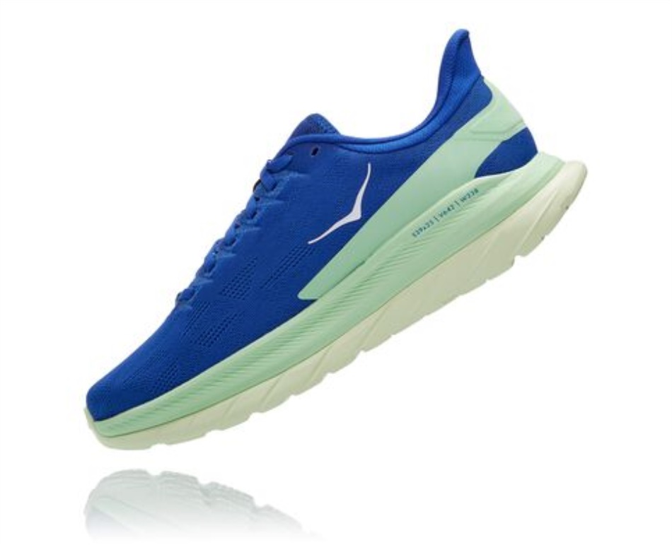 Hoka Mach 4 Dazzling Blue Green Ash