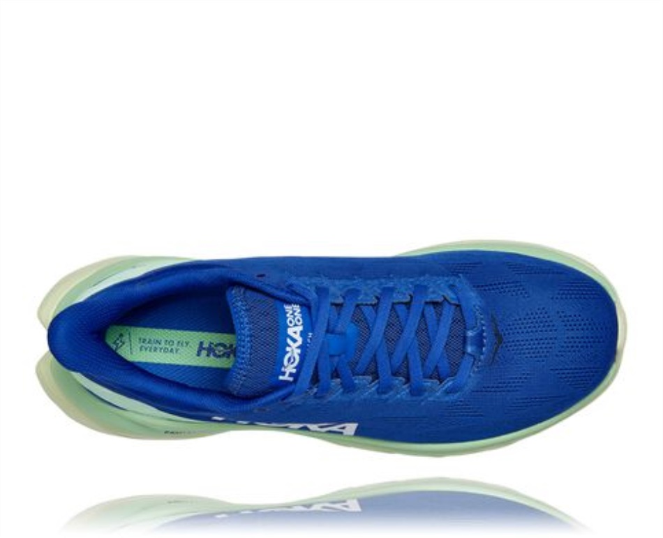 Hoka Mach 4 Dazzling Blue Green Ash